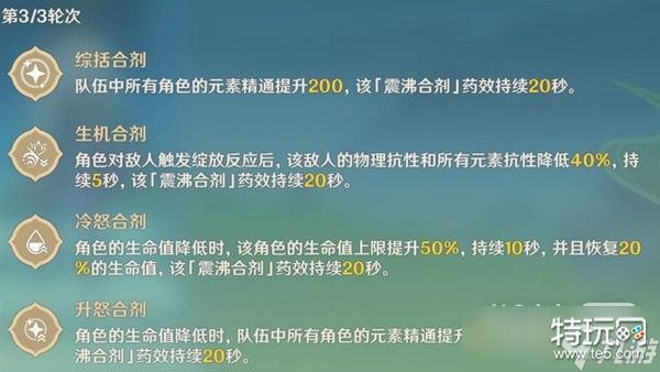 《原神》3.6合剂演进全关卡满奖励通关攻略一览