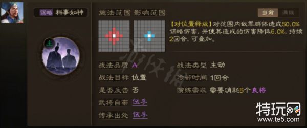 《三国志战棋版》谋略战法怎么选 A级谋略战法推荐