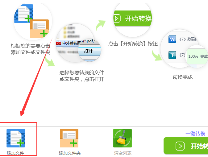 万能pdf转换器提取PDF页面方法