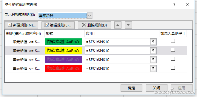 office2013 Excel下以颜色制作占比堆积图的技巧