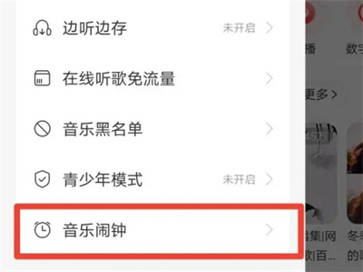 怎么用网易云音乐设置闹钟