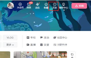 哔哩哔哩怎么重新开启历史记录权限