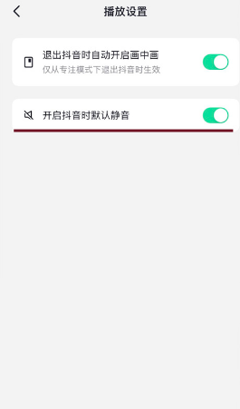 抖音静音怎么设置